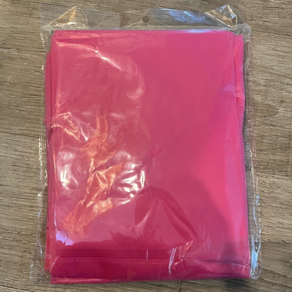 EVA Fashion Raincoat - Pink Reusable, Environmentally Friendly - Picture 2 of 3